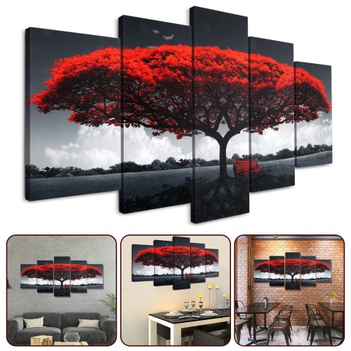 Nature's Canvas: 5-Piece Landscape Art Set