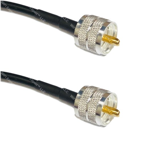 USA-Ship Coaxial Cable with UHF Male Connectors