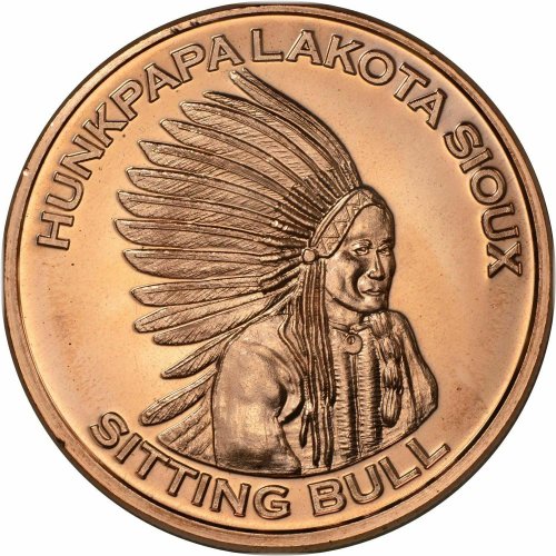 Sitting Bull Copper Round