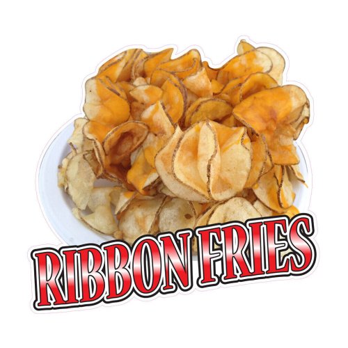 Ribbon Fries Food Truck Decals and Sign