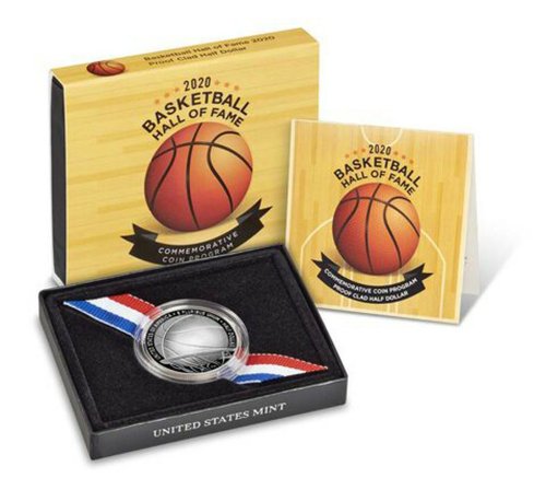 Hall of Fame Basketball Commemorative Half Dollar Coin Set