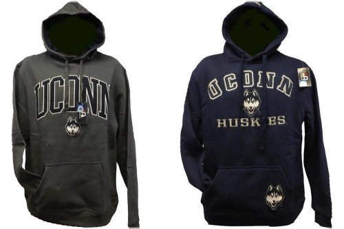 Huskies Hoodie - Navy/Gray (Men's Sizes M-L-XL)