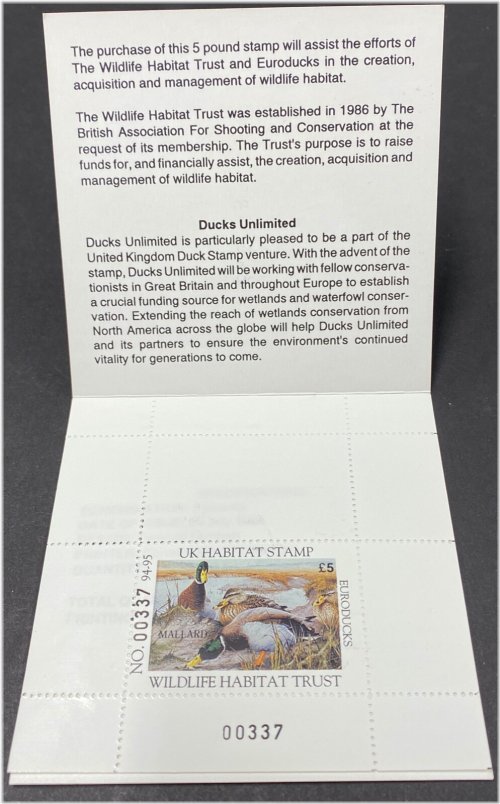 UK Wildlife Habitat Trust Stamp Collection