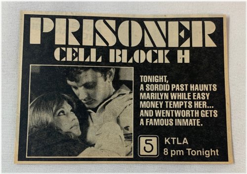 Retro TV Archives: Prisoner Cell Block H - Marilyn's Haunting Past