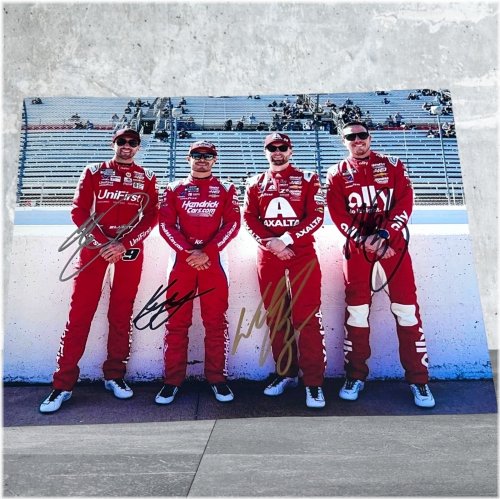 NASCAR Legends Tribute 8x10 Signed Photo