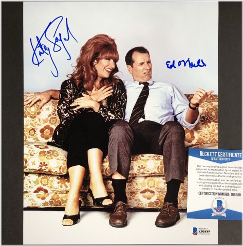 Married With Children Dual Autographed Photo