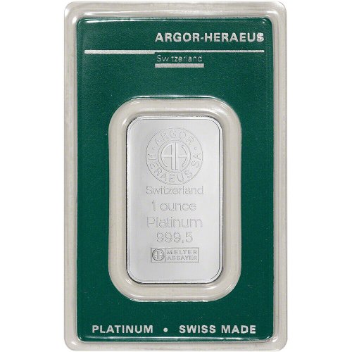 Argor Heraeus Pure Platinum Bullion