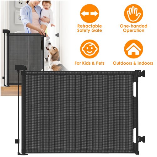 PawsGuard Retractable Safety Door