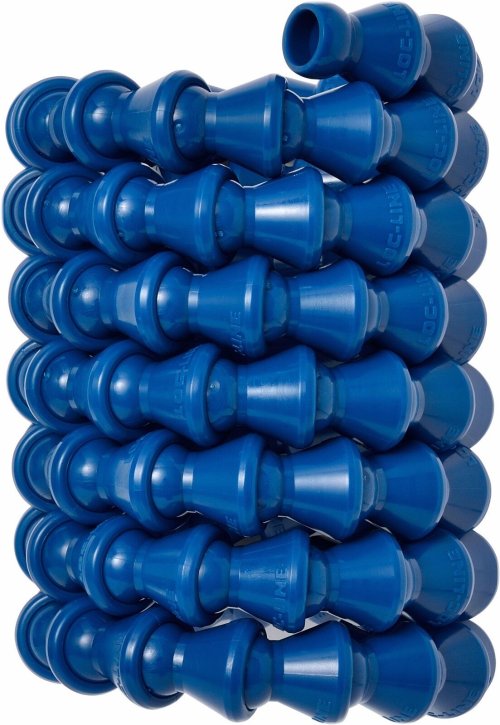 Blue Modular Hose Coil - 1/4" Diameter by 5' Length (Loc-Line® USA)