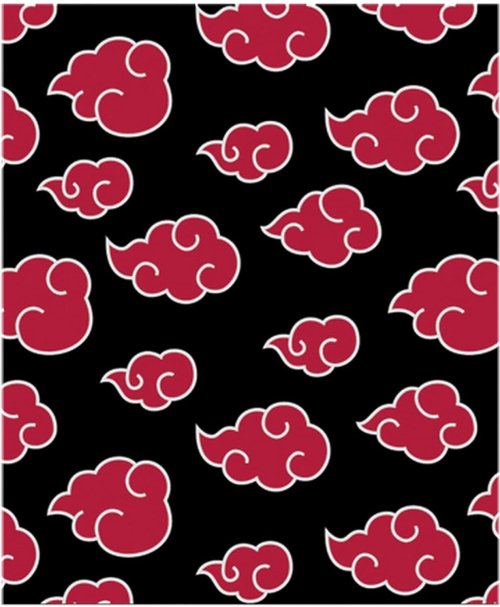 Shippuden Clouds & Akatsuki Afghan