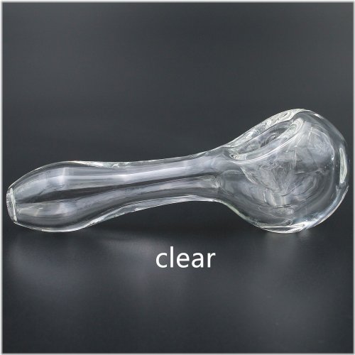 Clear Quartz Spoon Pipe