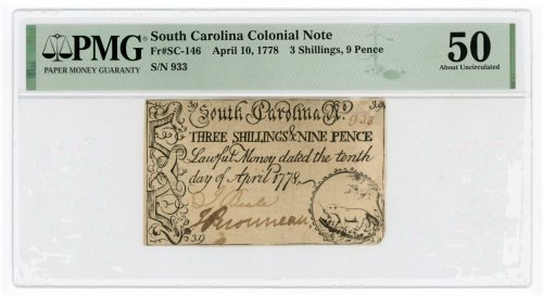 Southern Heritage Colonial Note