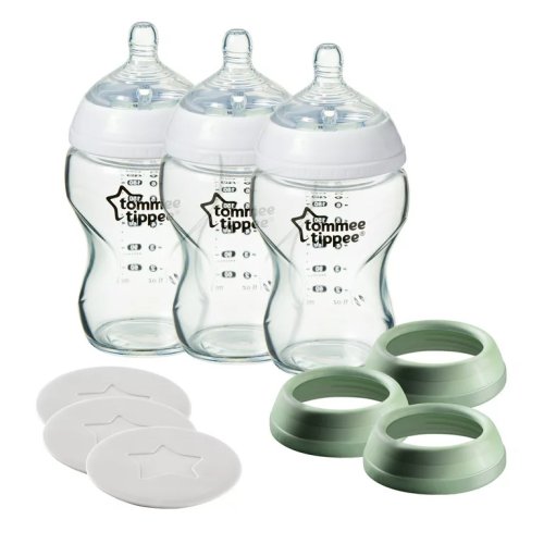 Nature's Convertible Glass Baby Bottles