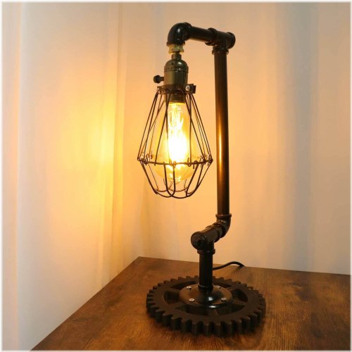 Steampunk Gear Desk Lamp