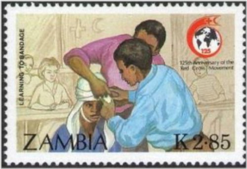 Zambian Red Cross Relief Stamp