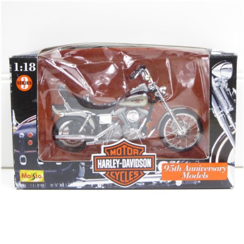 Vintage 1998 Maisto 1:18 Harley-Davidson FXDWG Dyna Wide Glide