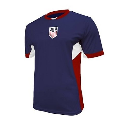 Stars and Stripes Soccer Game Day Shirt - Navy L