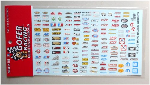 Speedway Decals for 1:24 and 1:25 Car Models