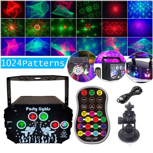 Multicolor Laser Projection Stage Light