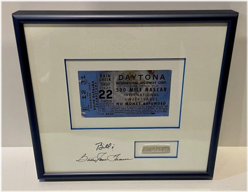 NASCAR Legends Framed Autograph