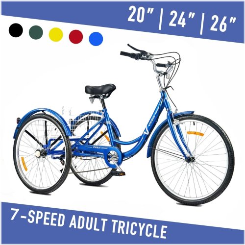 Tricycle Triad Basket Bike