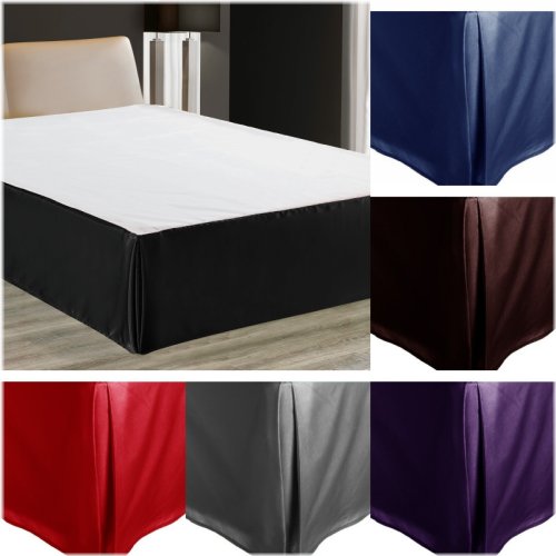 Satin Tailored Bed Dressing with 14-Inch Platform Drop