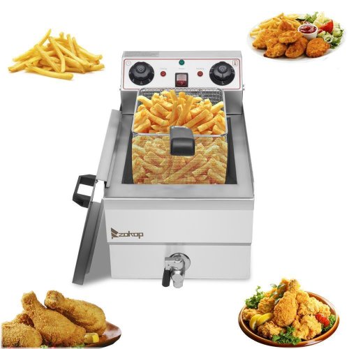 Stainless Fry Pro: Commercial-Grade Electric Deep Fryer with 12L Capacity