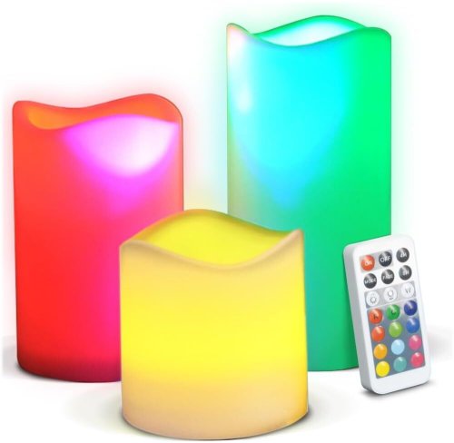 Flicker Glow LED Trio