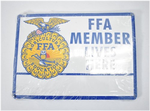 Vintage FFA Embossed Tin Sign