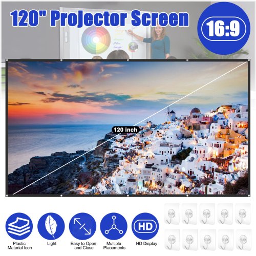 Foldable Outdoor Projection Screen