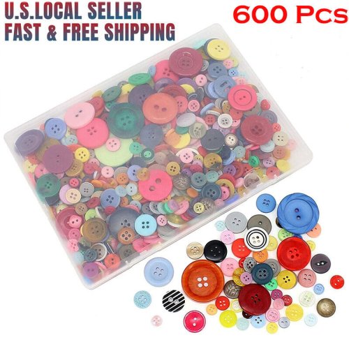 Colorful Resin Button Set