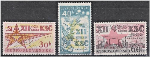 Historical Czech Political Stamps