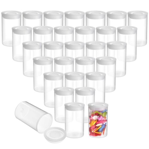 ClearVue Capsule Set: 30 Pieces for 35mm Film & Small Accessory Storage