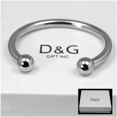 Modern Steel Cuff Bracelet Set