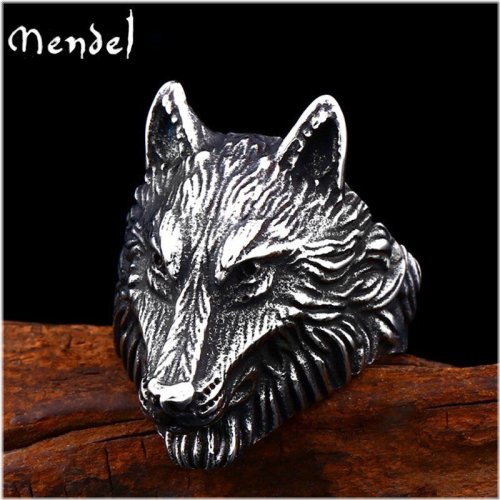 Fenrir Wolf Steel Ring