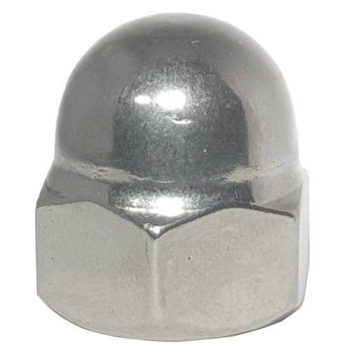 Stainless Steel Standard Height Acorn Cap Nuts - Pack of 10