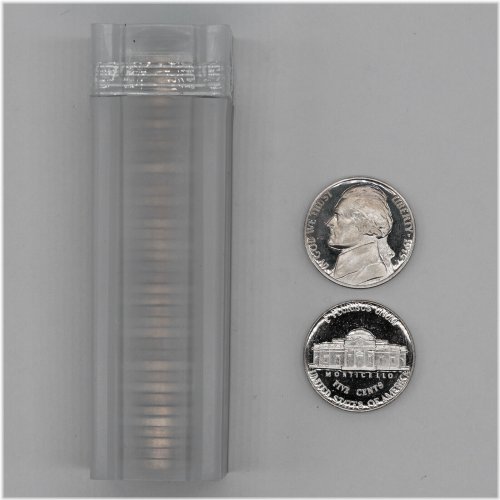 1975 S Proof Jefferson Nickels Gem Uncirculated Estate Roll