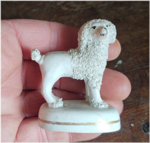 Confetti Poodle Dog Figurine