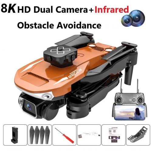 DualView Foldable Drone with WiFi FPV and 4K HD Camera