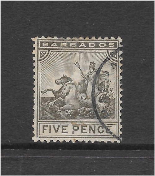 Barbados Colony Badge Stamp