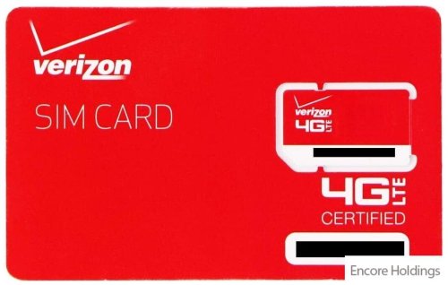 Verizon 4G LTE SIM Card