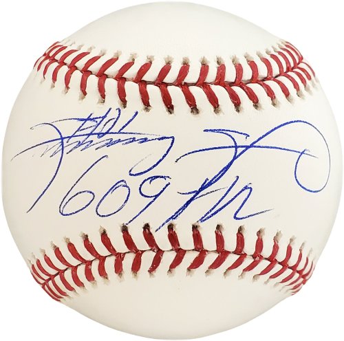 Sammy Sosa Chicago Cubs 609 HR Autographed Baseball
