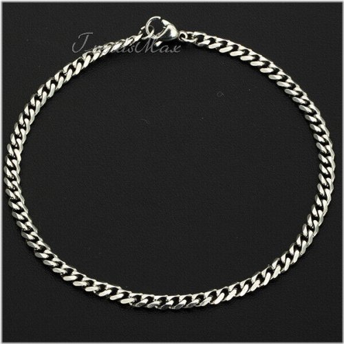 Stainless Steel Curb Chain Anklet