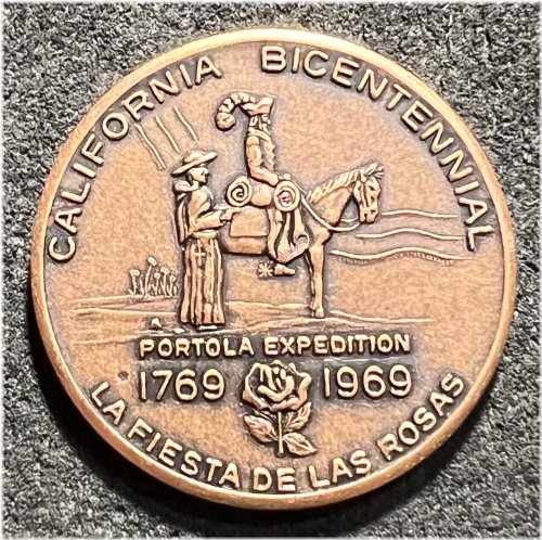 California Bicentennial Copper Medal