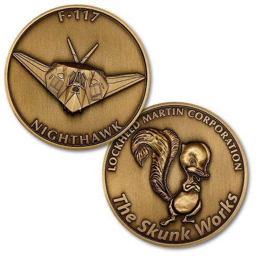 Stealth F-117 Nighthawk Challenge Coin
