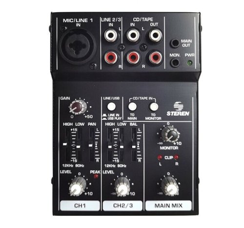 Steren USB Portable Mixer