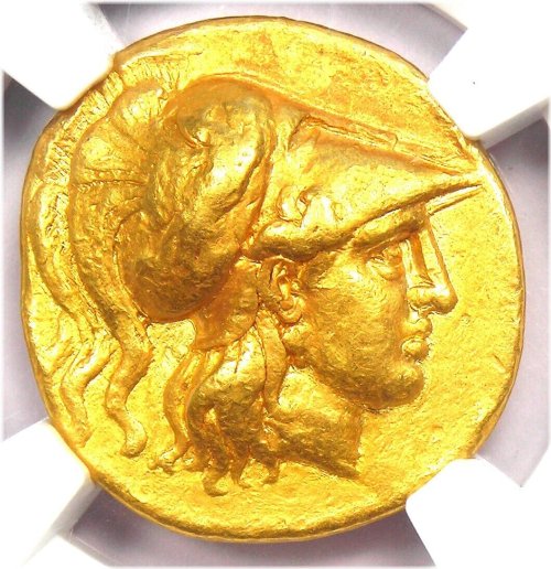 Golden Stater of Alexander III - Certified NGC VF