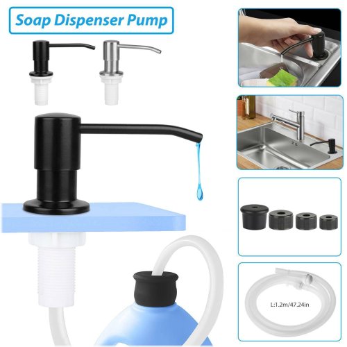 Steel Pump Soap Dispenser