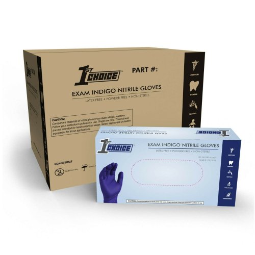 Indigo Shield Nitrile Gloves