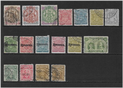 Rhodesia Colonial Stamp Collection